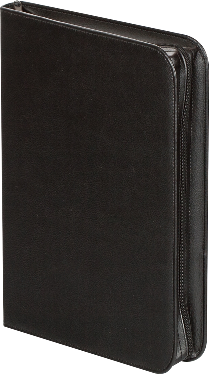 

Папка Buromax из искусственной кожи на молнии Черная (BM.1621-01)