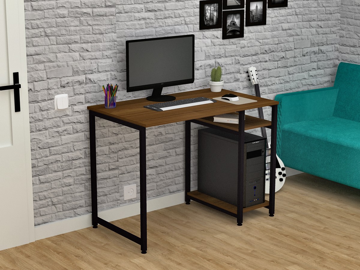 

Компьютерный стол HomeDeco СКЛ Орех экко 1500х600х750