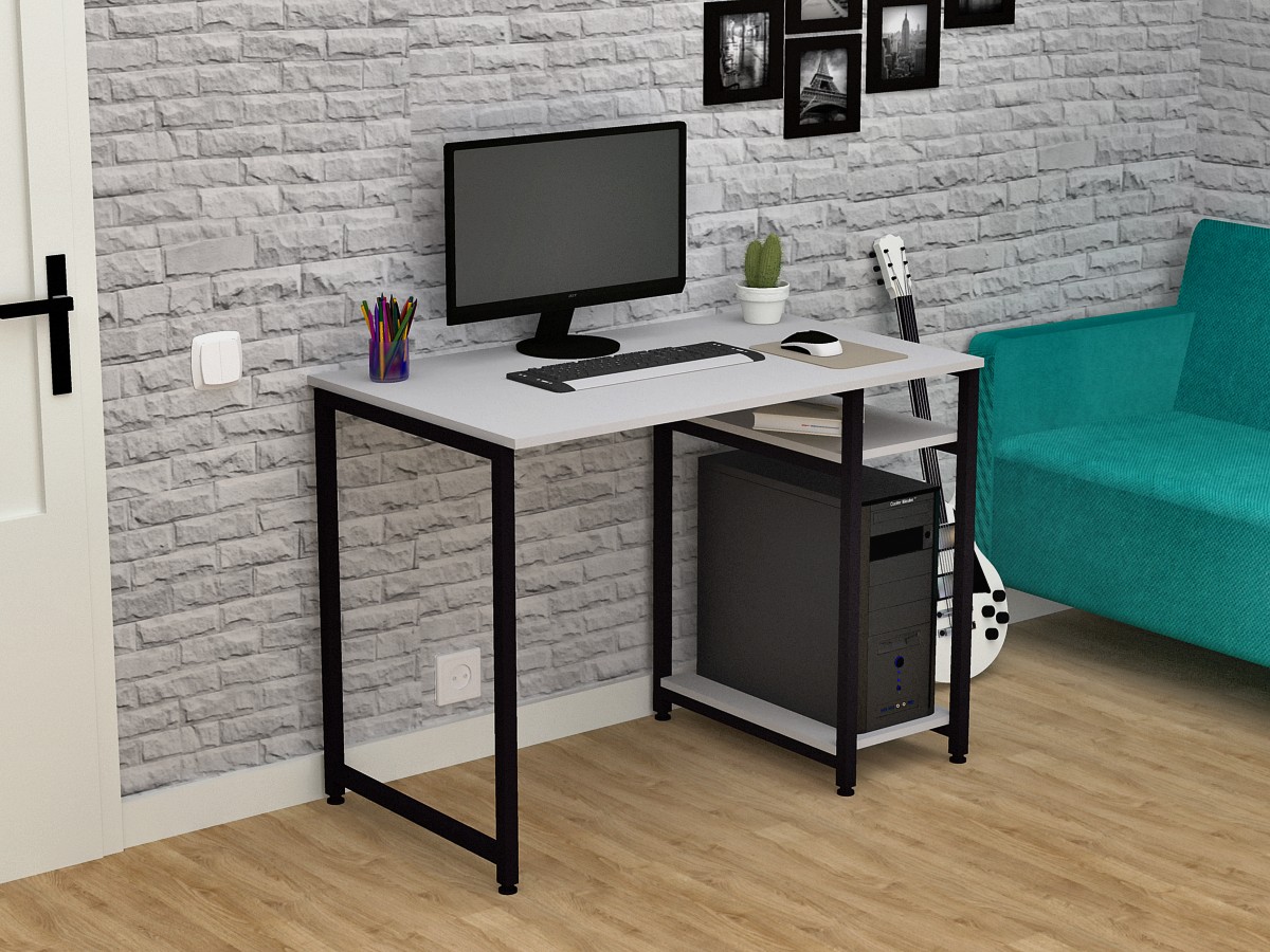 

Компьютерный стол HomeDeco СКЛ Пепельный 1100х600х750