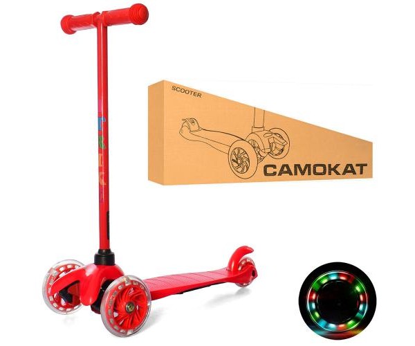 

Трехколесный самокат Itrike BB 3-013-5-R Красный