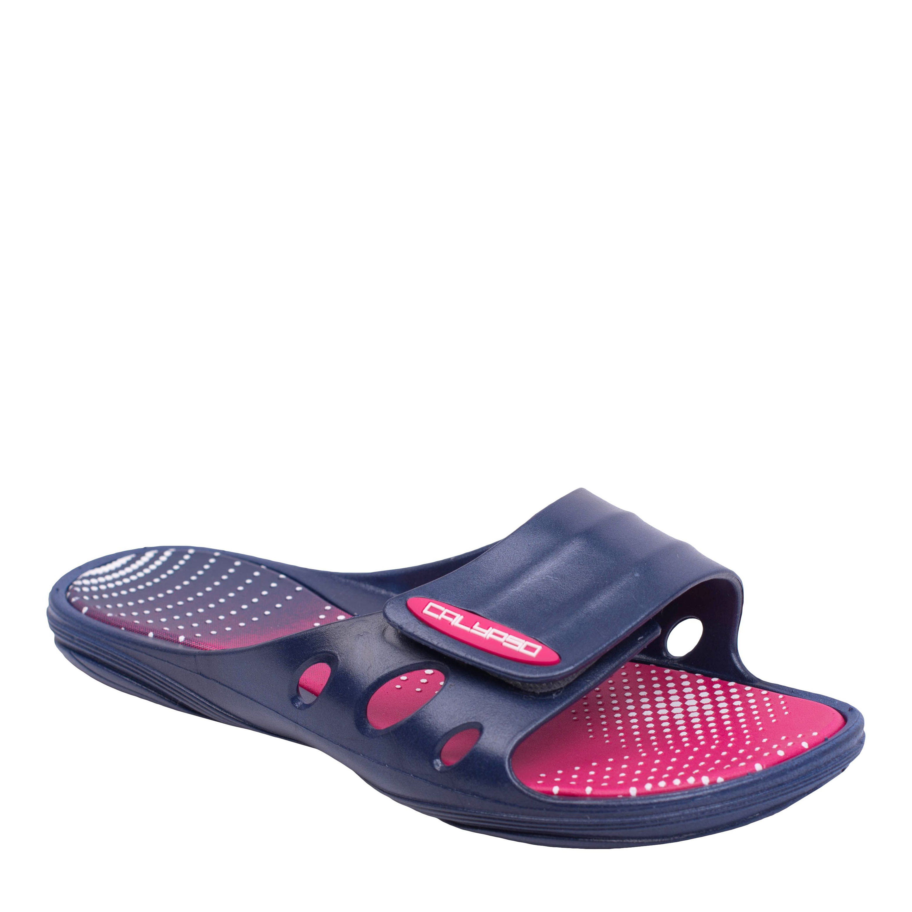 

Шлепанцы Calypso 9419-003 36 22 см Темно-синие с розовым