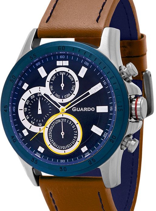 

Мужские наручные часы Guardo P11687 SBIBr