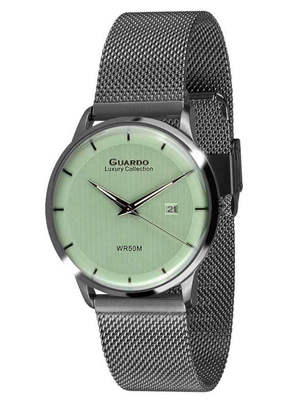 

Мужские наручные часы Guardo S02409-3 (m.BGreen)