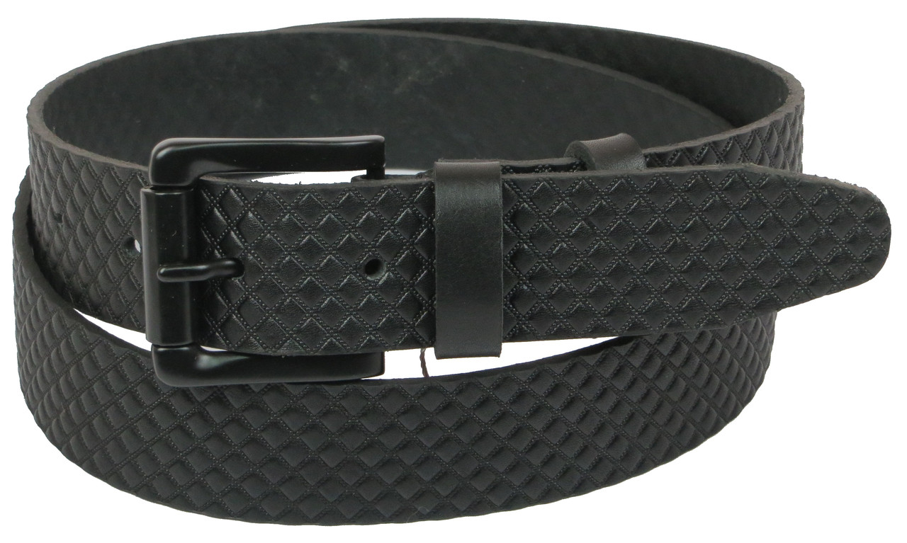 

Мужской кожаный ремень Skipper 124-144х4 см Черный 000159653