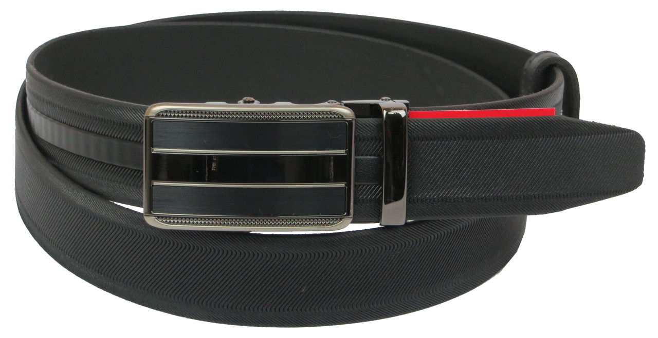 

Мужской кожаный ремень Skipper 121-141х3,5 см Черный 000159796