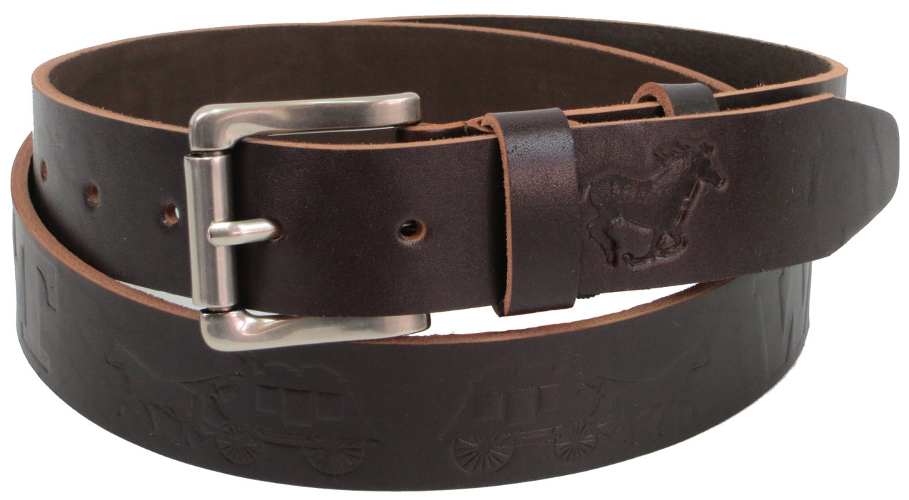 

Мужской кожаный ремень Skipper 126-146х3,8 см Коричневый 000159602