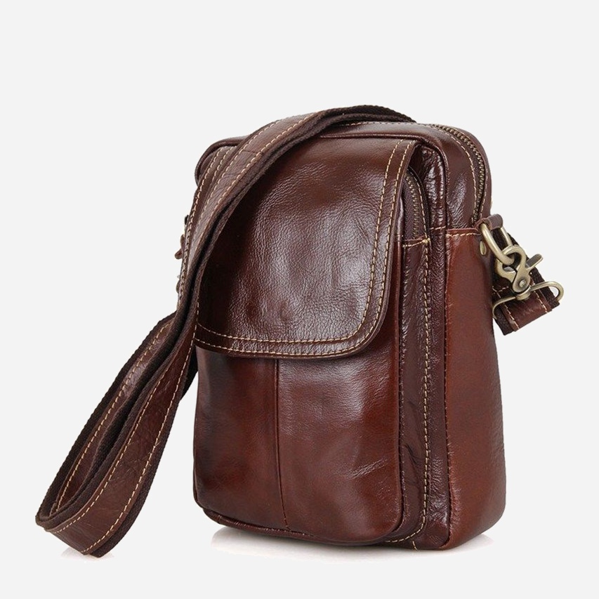

Мужская сумка из натуральной кожи Vintage 14417 Коричневая
