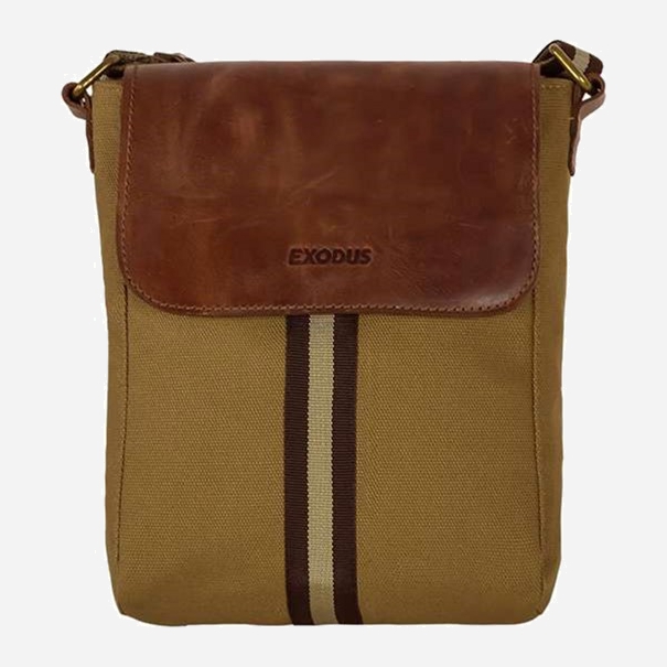 

Сумка-планшет Exodus Leather Canvas P2004EX061 Коричневая