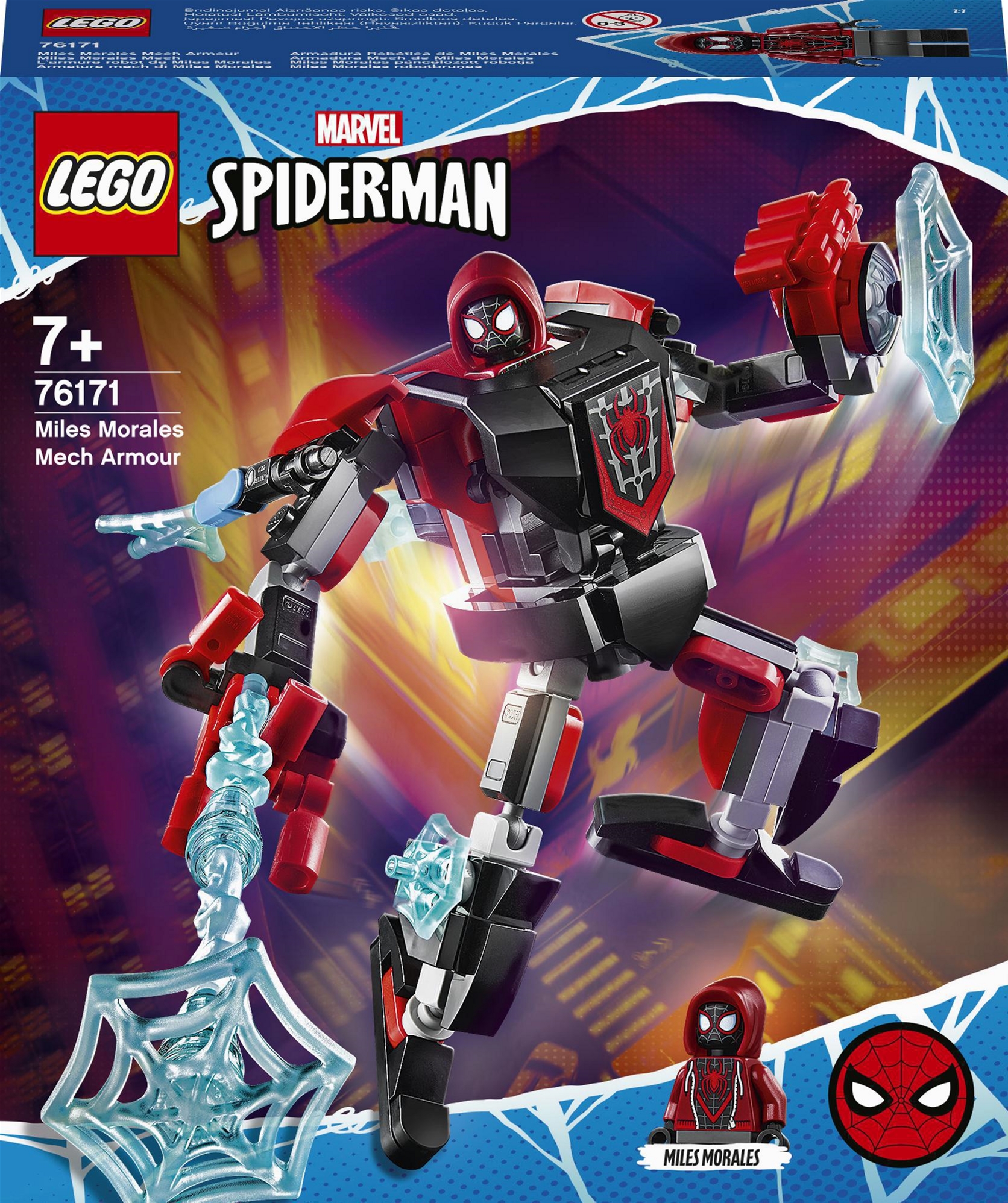 

Конструктор LEGO Super Marvel Heroes Робоброня Майлза Моралеза 125 деталей (76171)