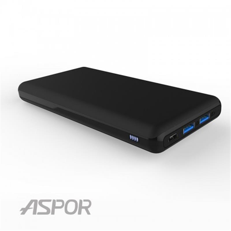 

Универсальная мобильная батарея Aspor A327 16000mAh Black