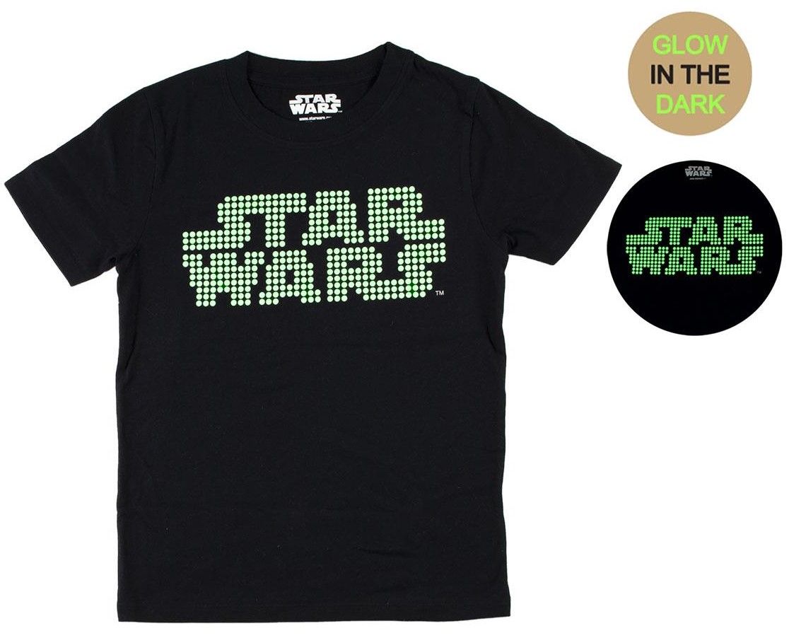 

Футболка Cerda Star Wars - Glow In The Dark Single Jersey T-Shirt, детская рост 140 см