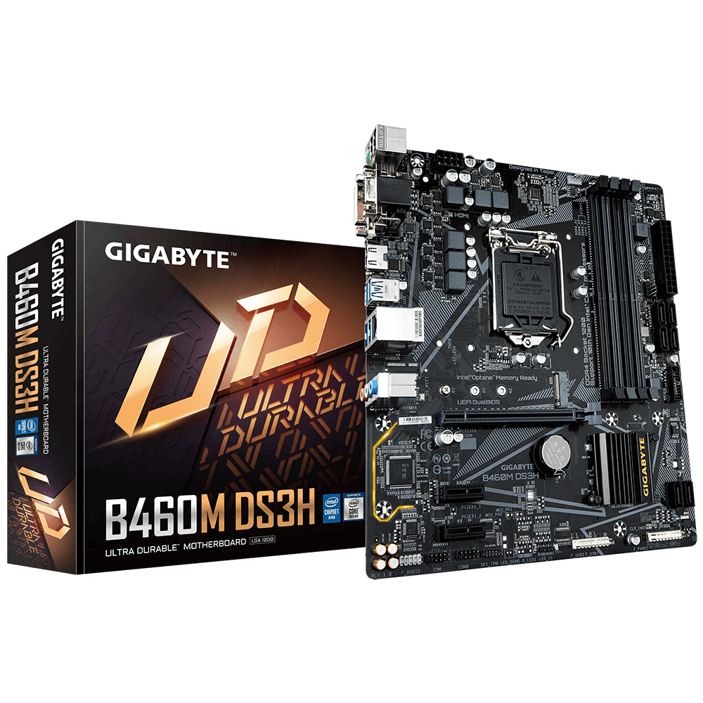

Материнська плата GIGABYTE S1200 Intel B460 - (B460M DS3H V2)