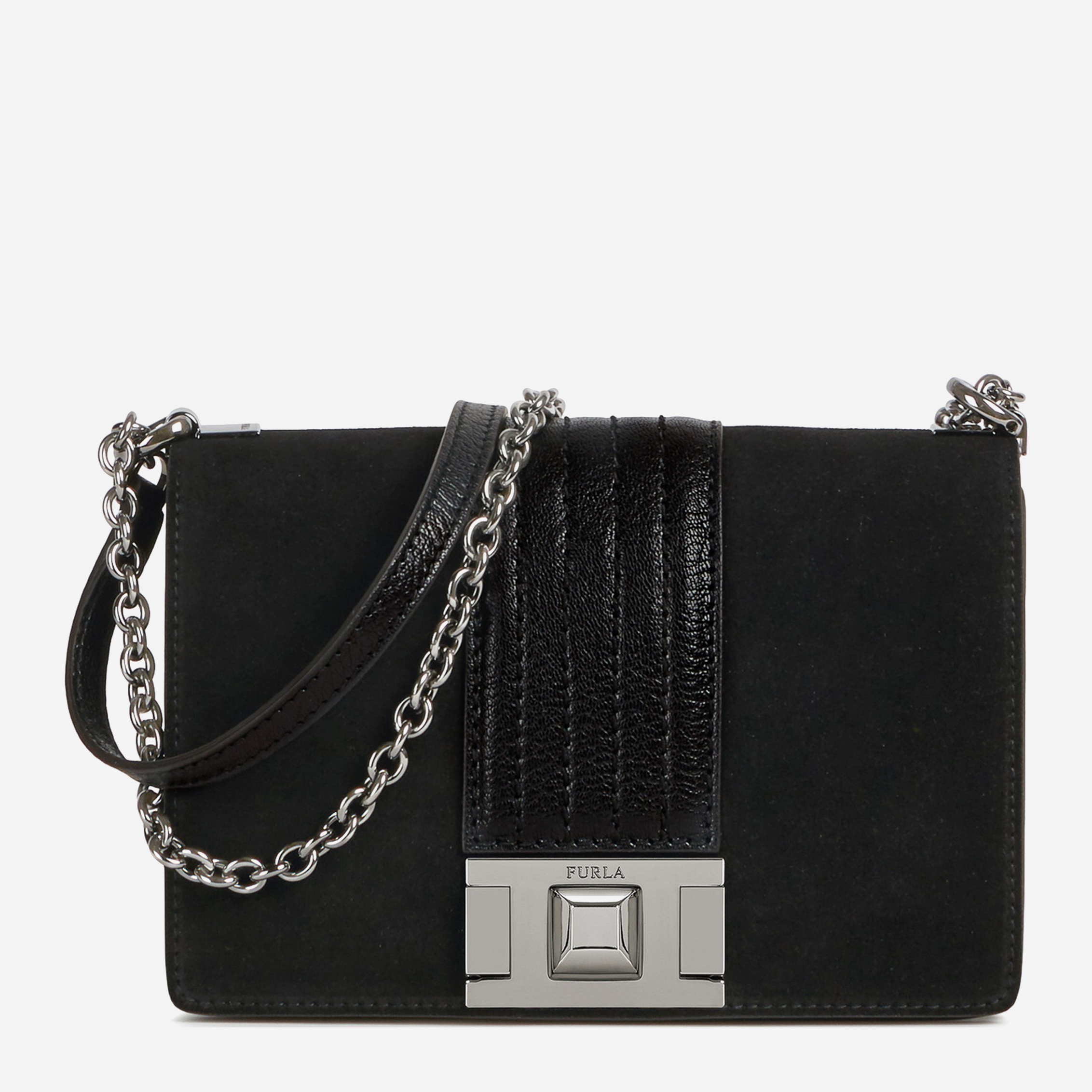

Женская сумка кожаная Furla Mimi' Mini Crossbody 1033426 Черная