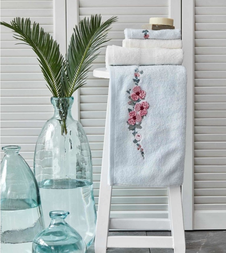 

Набор полотенец Karaca Home Orion su yesil-offwhite 4 шт (svt-2000022280112)