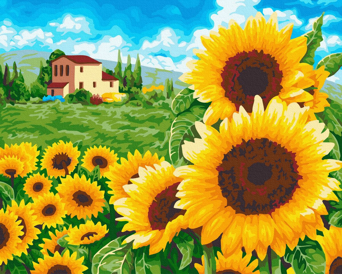 

Картина по номерам Пышные подсолнухи Rainbow Art (GX39003) (164581)