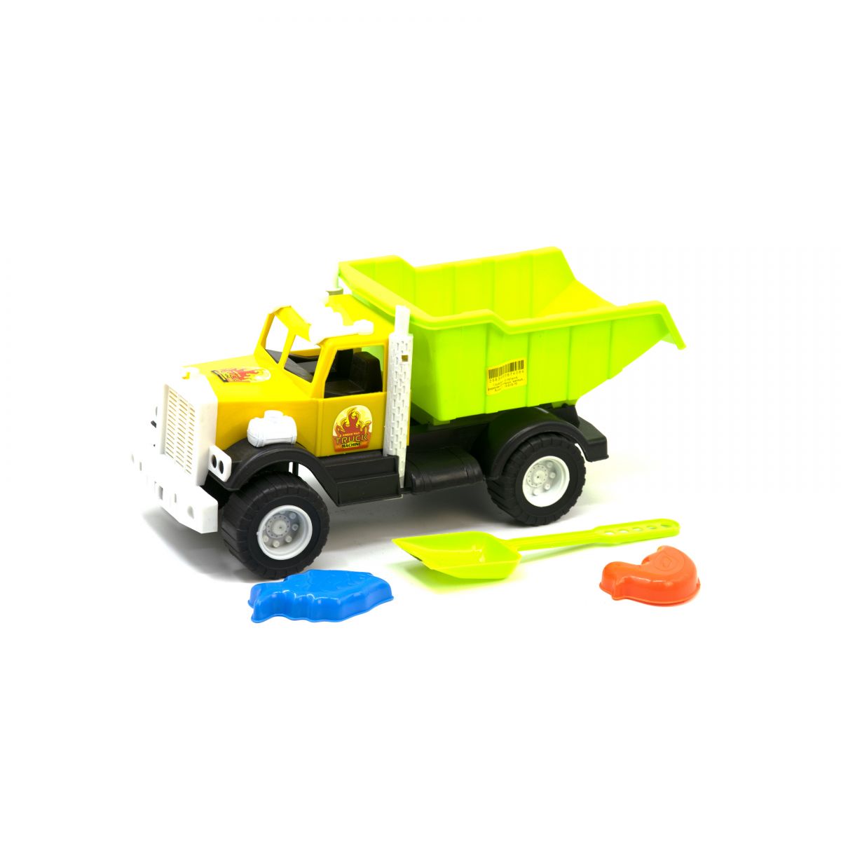 

Грузовик с лопаткй и формами для песка желтый Kinderway (KW-12-010-70) (103701)