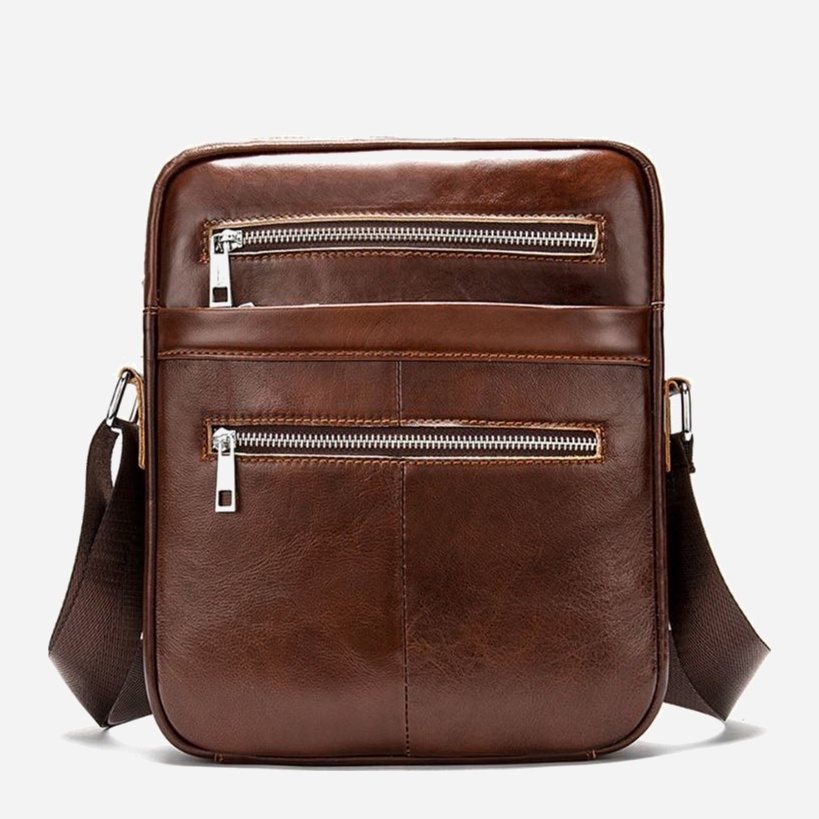 

Мужская сумка кожаная Vintage 14830 Коричневая