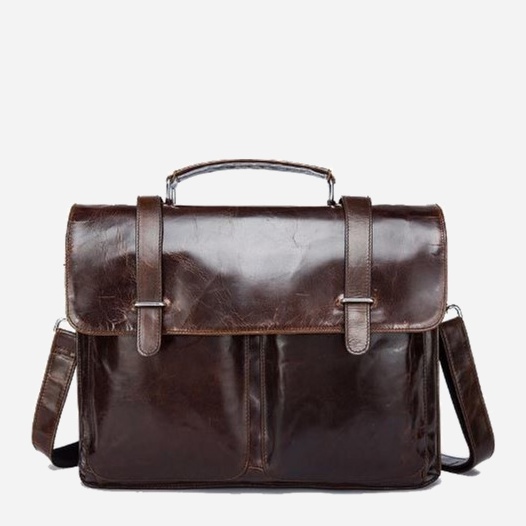 

Мужской портфель кожаный Vintage 14866 Коричневый