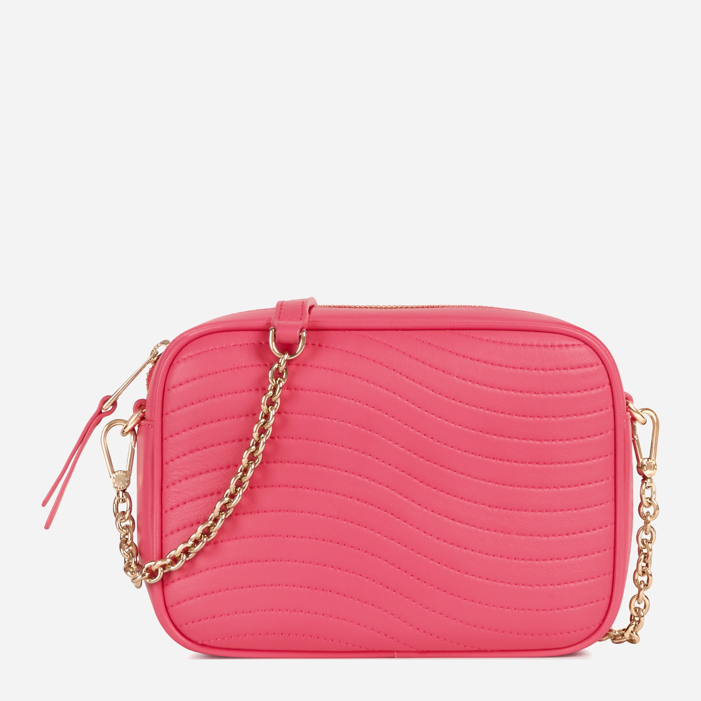 

Сумка женская кожаная Furla Swing Mini Crossbody 1043357 Красно-розовая