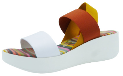 

Босоножки Flexx F2548_04 WHITE/MANDARIN 37р белые с коричневым