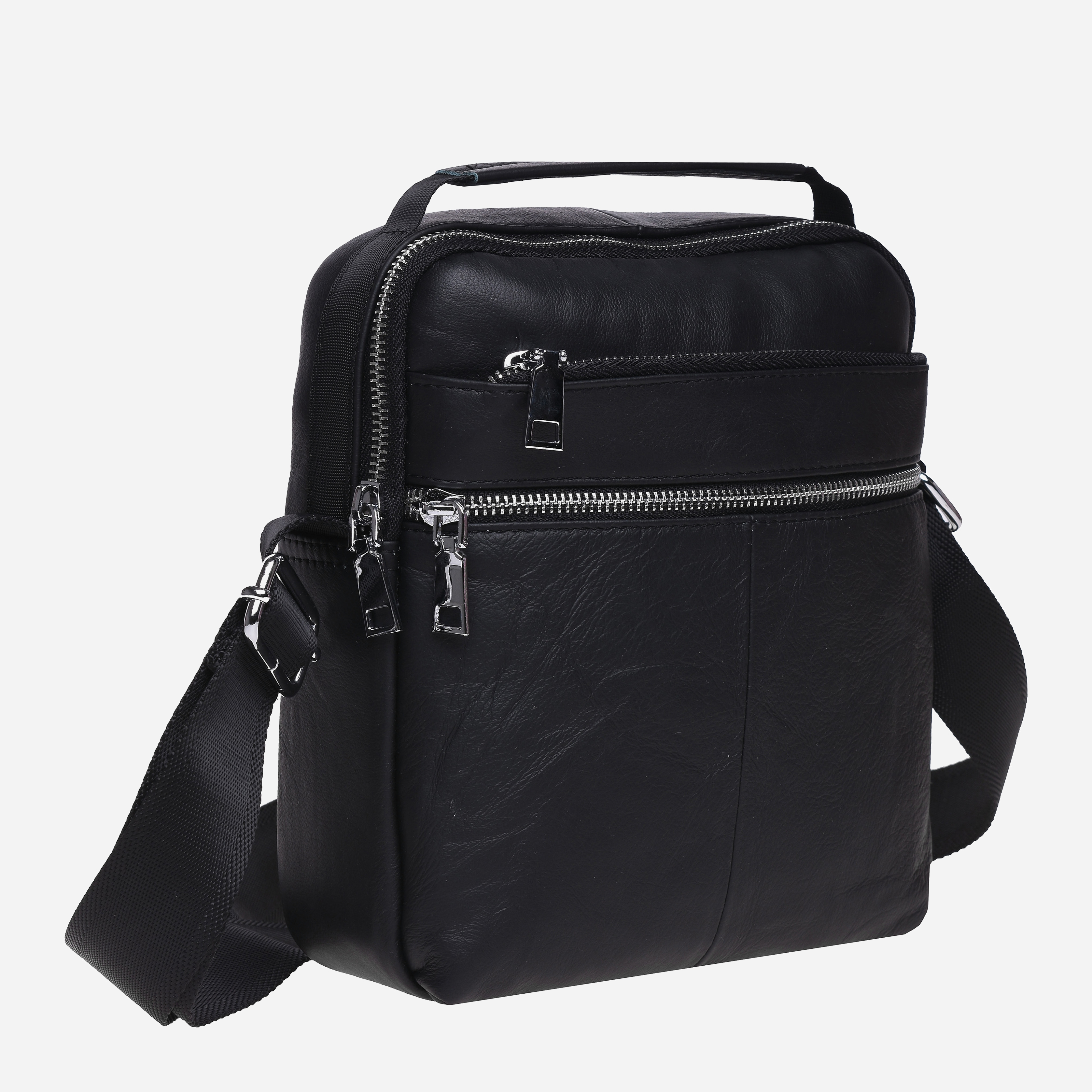 

Мужская сумка кожаная Laras K106013 Black