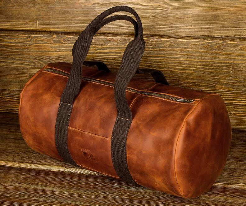 

Дорожная сумка Grande Pelle leather-11159 Рыжая