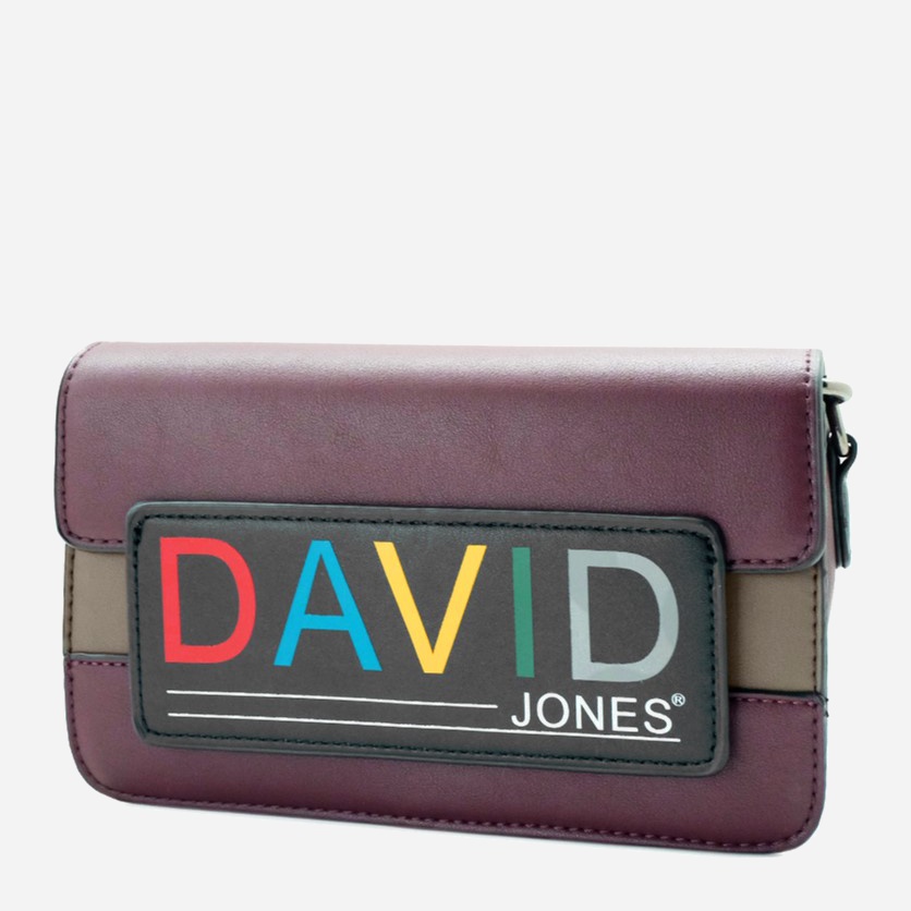 

Женская сумка David Jones 7771688 Бордовая