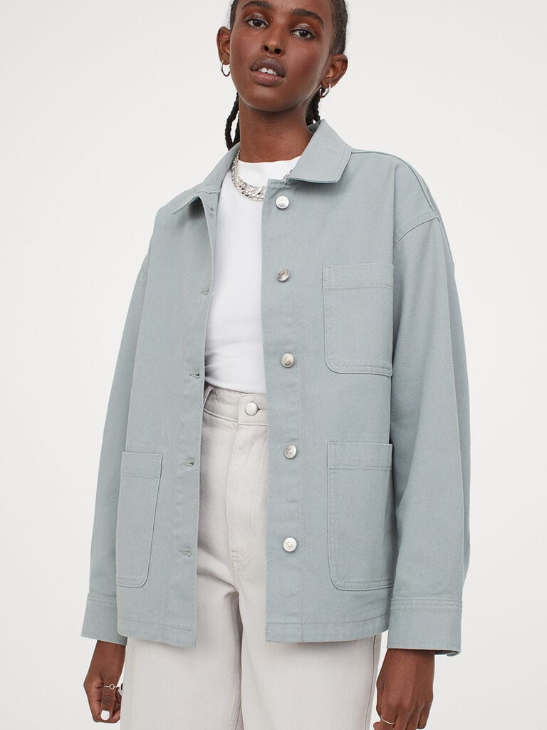 

Джинсовая куртка H&M 060919037  Бирюзовая, Джинсовая куртка H&M 060919037 S Бирюзовая