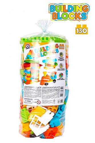 

Конструктор "Building blocks" 130 деталей ТехноК (7501)