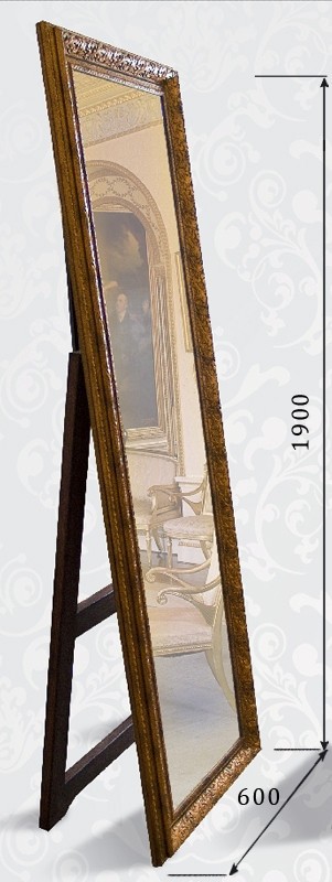 

Зеркало прямоугольное Art-com 9302G Золотой