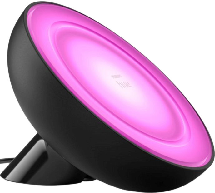 

Настольная лампа Philips Hue Bloom 2000K-6500K Color Bluetooth черная