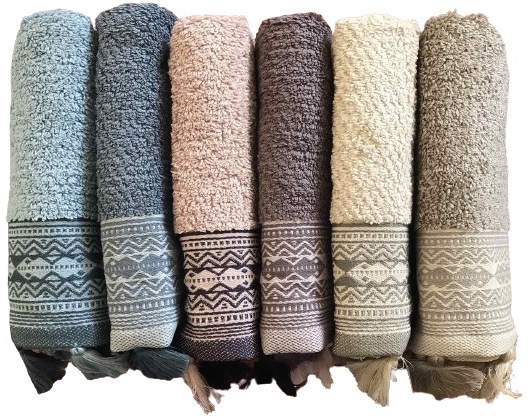 

Набор махровых полотенец Sikel Cotton Ponpon 70x140 6 шт (ts-02709)
