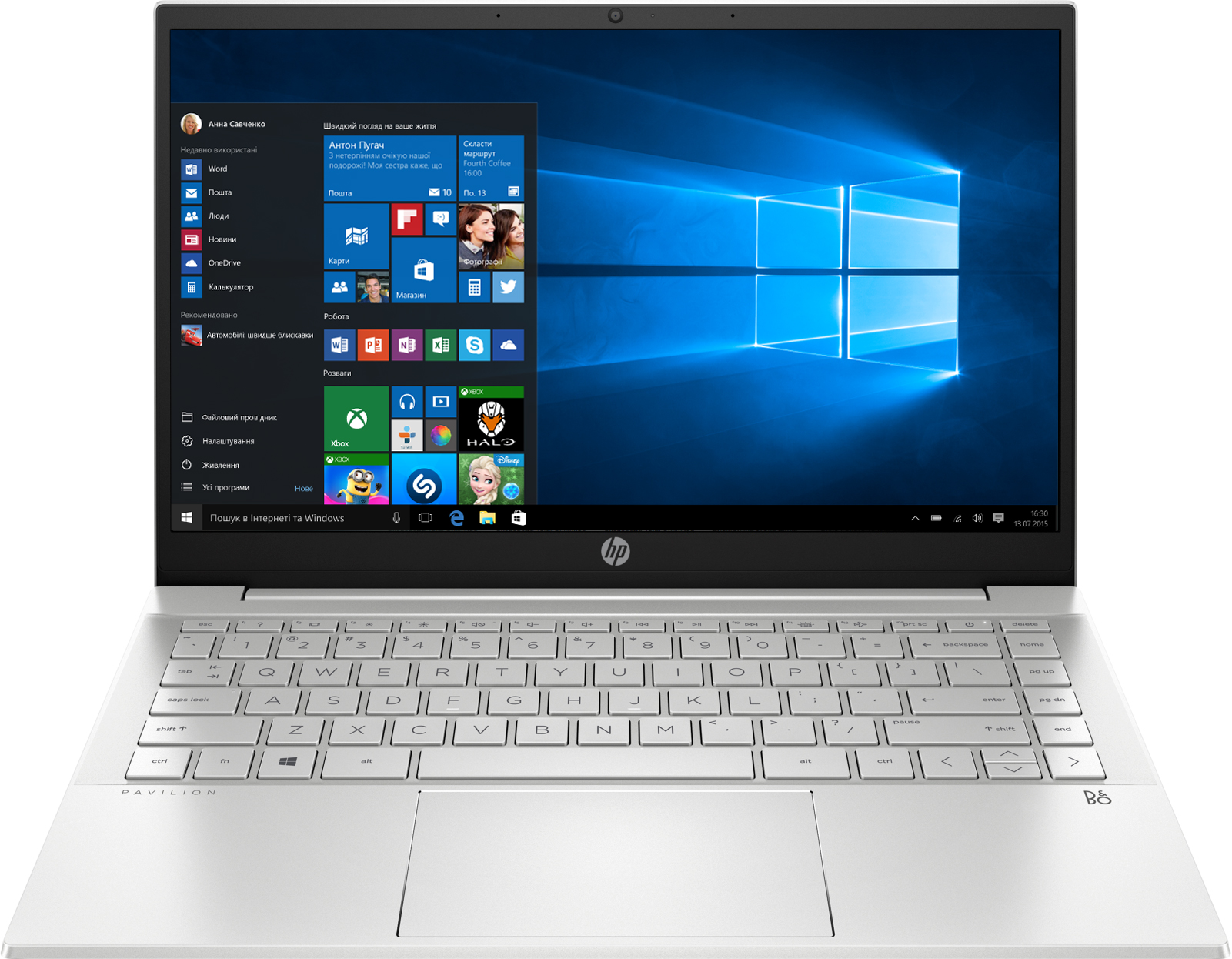 

Ноутбук HP Pavilion 14-dv0047ua (4A7L9EA) Natural Silver