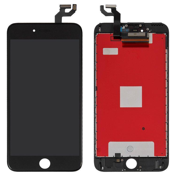 

Дисплей для Apple iPhone 6S Plus, чорний, з сенсорним екраном, з рамкою, копія, NCC ESR ColorX
