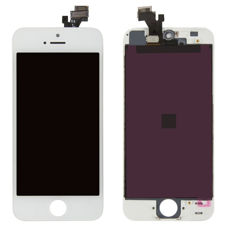 

Дисплей для Apple iPhone 5 білий із сенсорним екраном з рамкою original