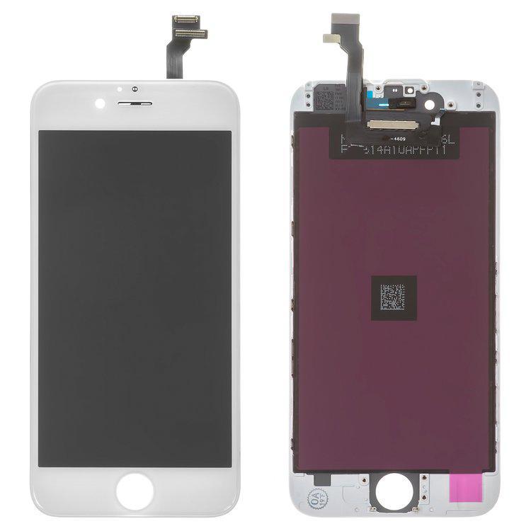 

Дисплей для Apple iPhone 6, білий, з сенсорним екраном, з рамкою, копія, NCC ESR ColorX