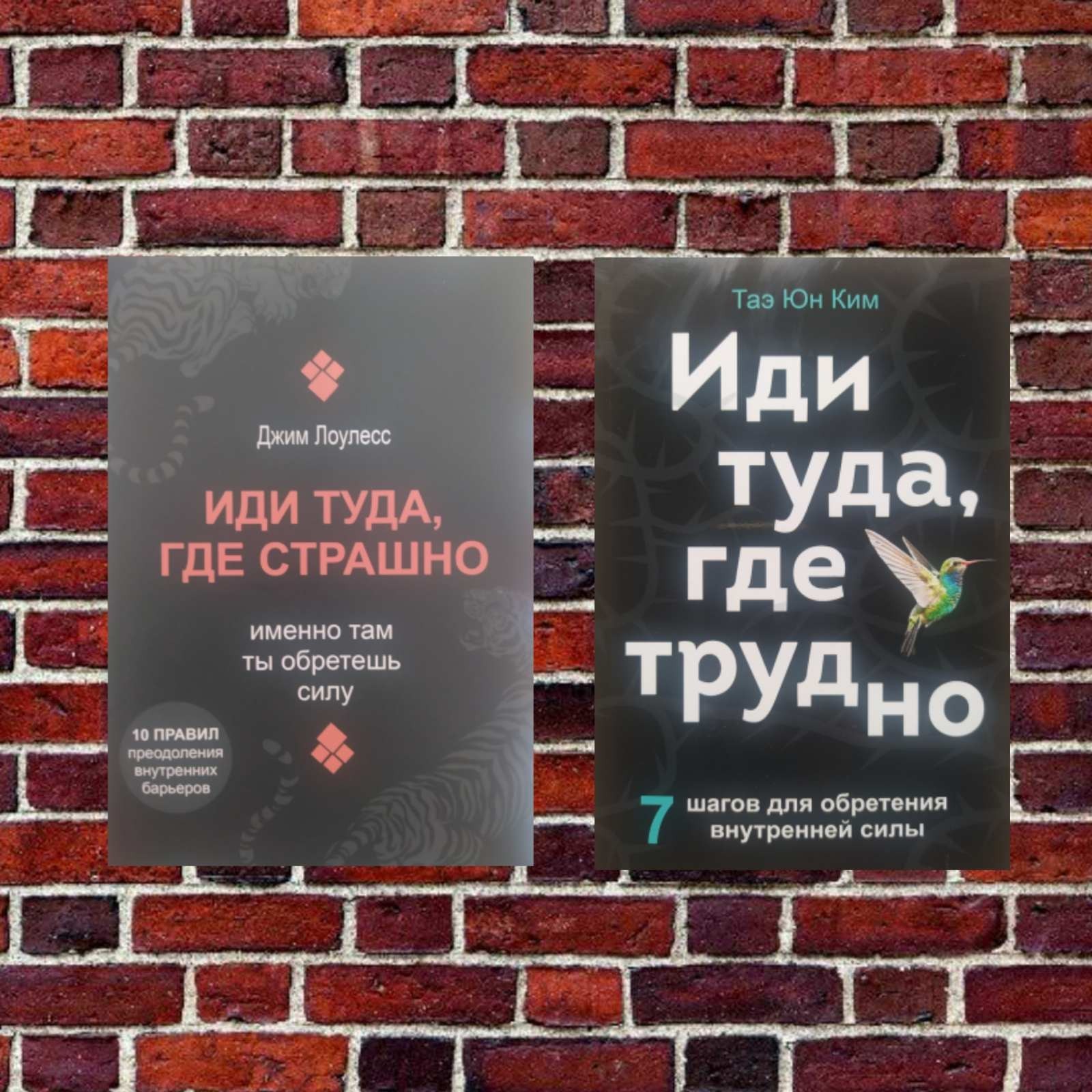 

"Иди туда, где страшно" + "Иди туда, где трудно" Комплект книг