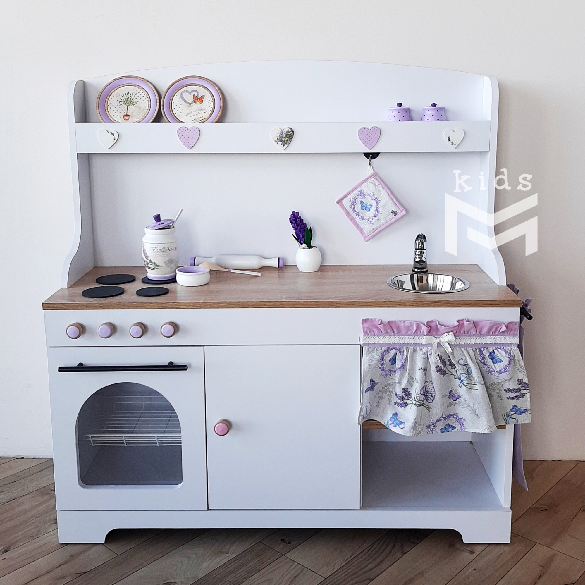 

Детская игровая кухня Markson kids - Lavander MINNI с подсветкой