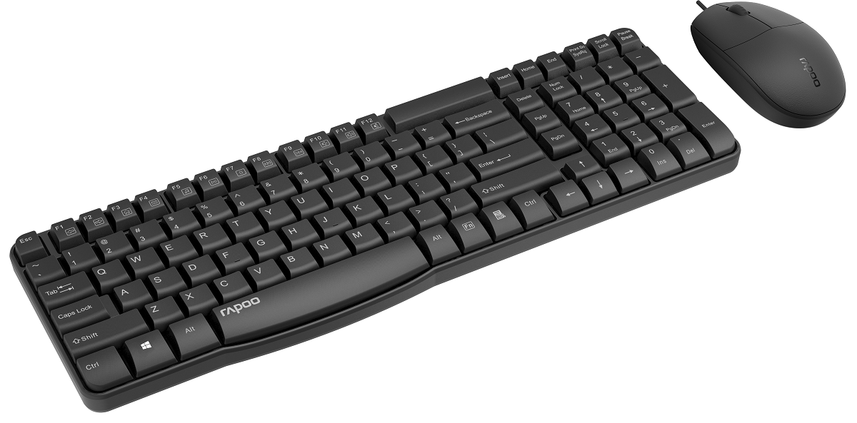 

Комплект RAPOO N1820 USB, черный