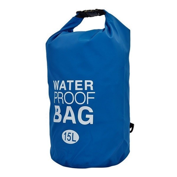 

Гермомешок водонепроницаемый Waterproof Bag 15л Синий