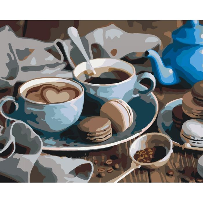 

Картина по номерам. Натюрморт "Сладкое утро" KHO5521, 40*50 см 394125