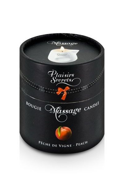 

Массажная свеча Plaisirs Secrets Peach 80 мл