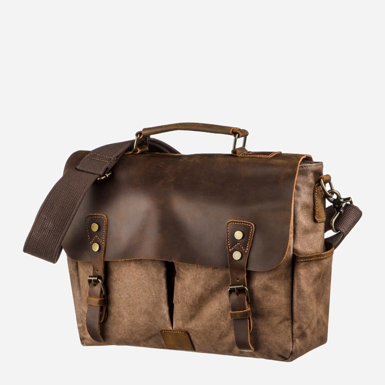 

Мужская сумка Vintage leather-20119 Коричневая