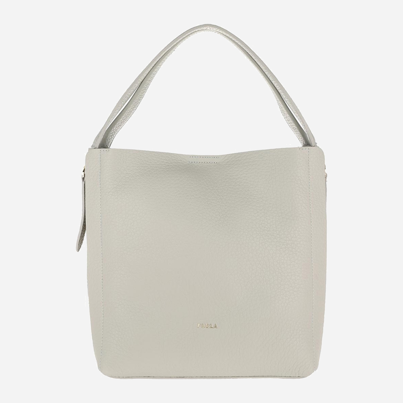

Сумка женская кожаная Furla GRACE M HOBO W/ZIP BARVFGC Бело-серая