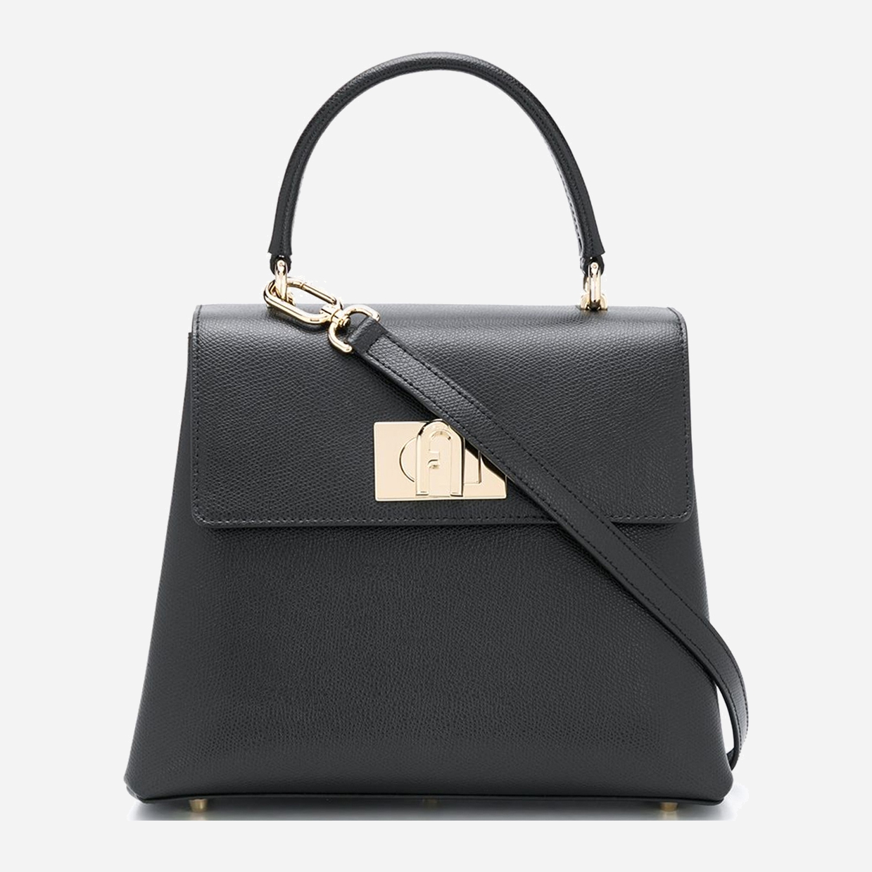 

Сумка кожаная Furla 1927 S Top Handle BAKPACO Черная