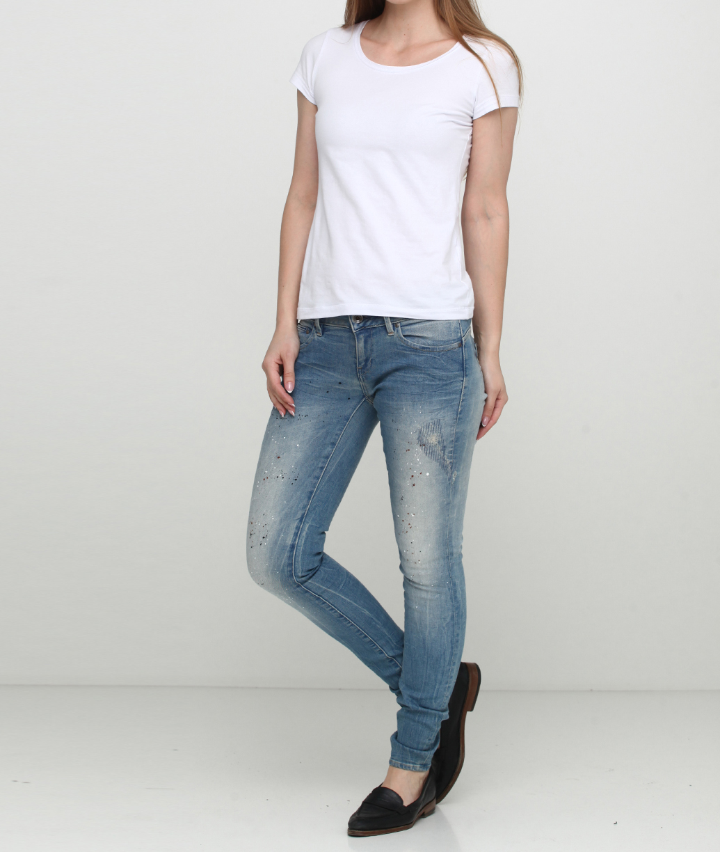 

Джинсы G-Star Raw 60901-5169-5407  голубой, Джинсы G-Star Raw 60901-5169-5407 27-32 голубой