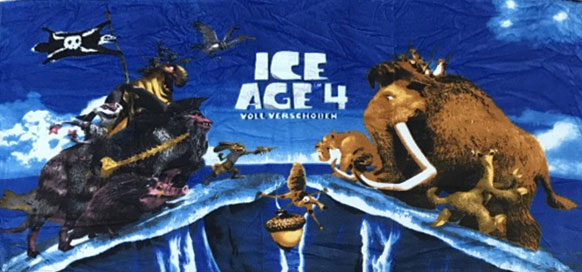 

Полотенце пляжное Vende Велюр Ice Age 4 Voll Verschoben 75x150 см (ts-02180)