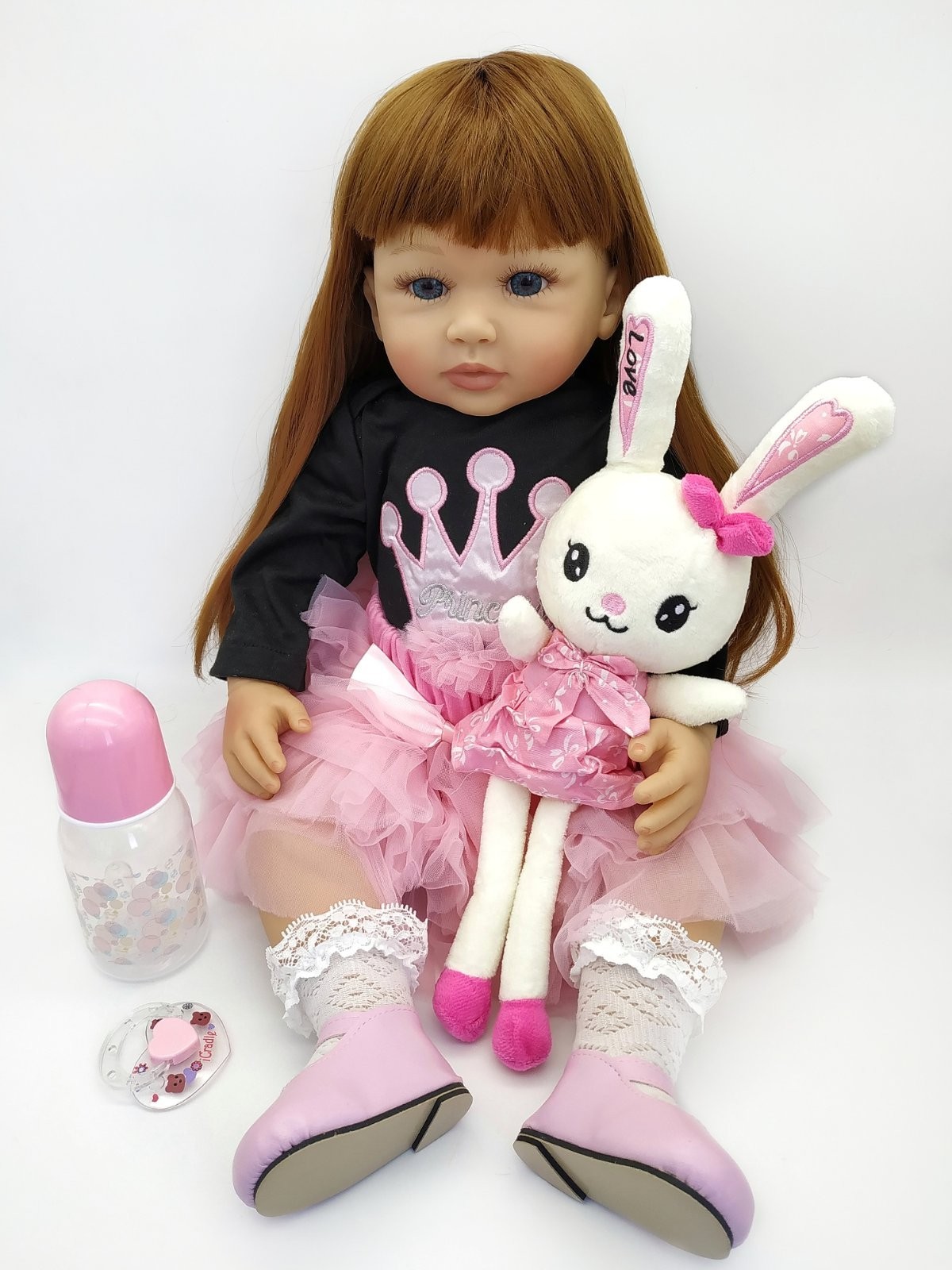 

Кукла Reborn Princess Madeline, пупс Реборн, рост 60 см. Reborn NPK (22364154)