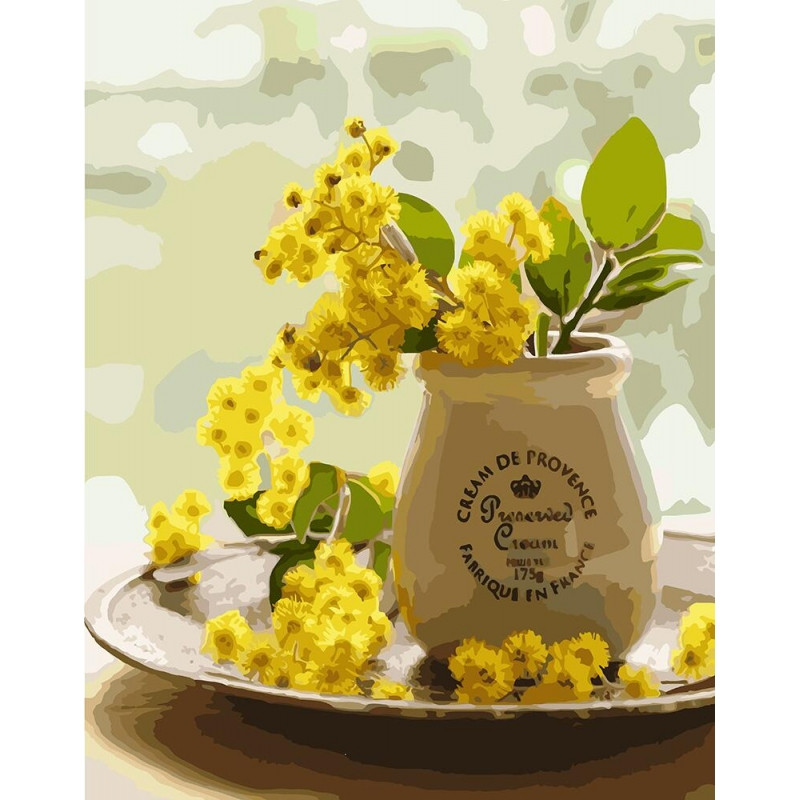 

Картина по номерам. "Нежность мимозы" KHO3079, 30х40 см 414598
