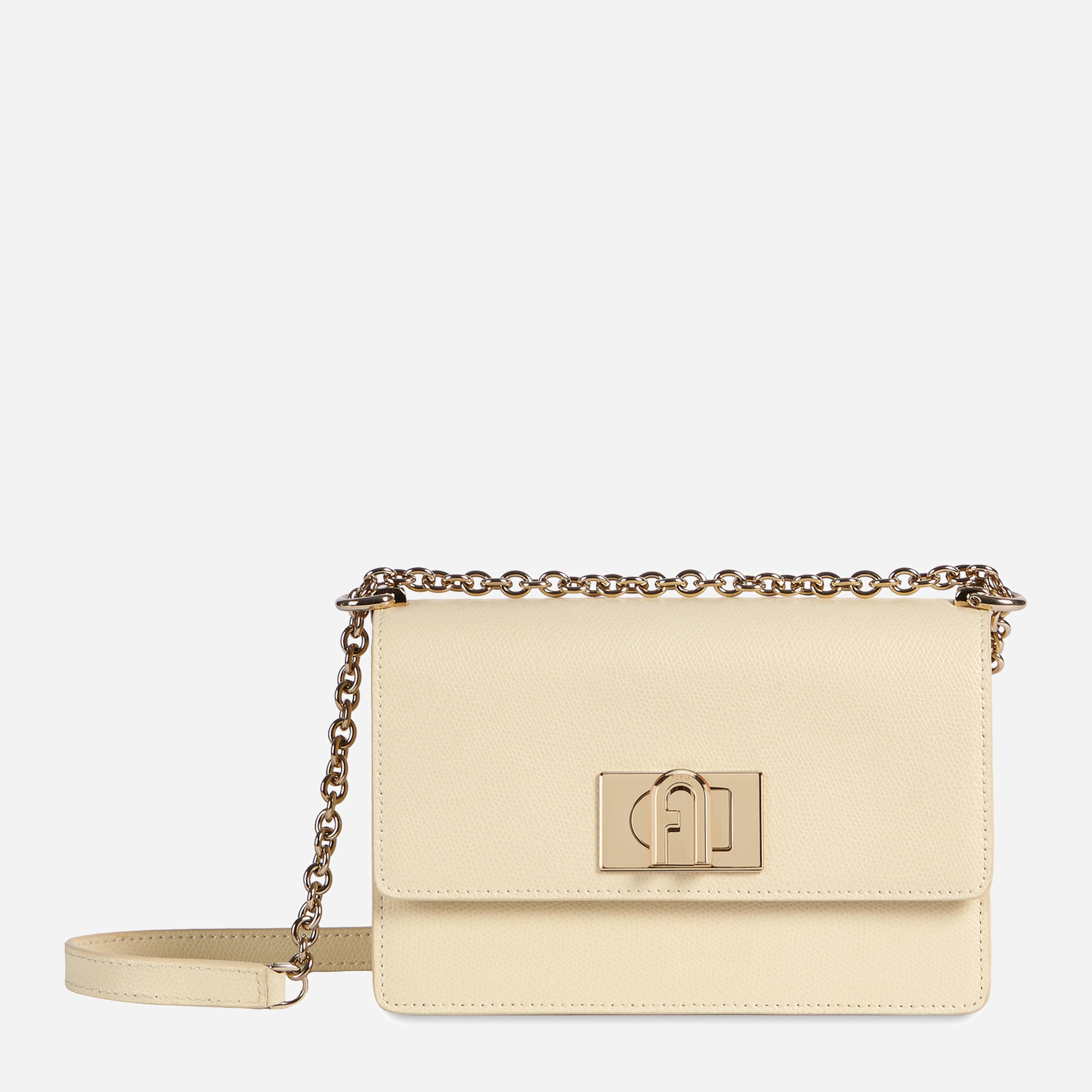 

Сумка женская кожаная Furla 1927 Mini Crossbody 20 BAFKACO Кремовая